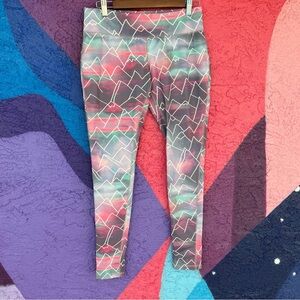 Yoga pants mountains and pastel sky size medium